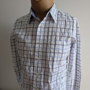 TOMMY HILFIGER Men's Blue Checkered Shirt